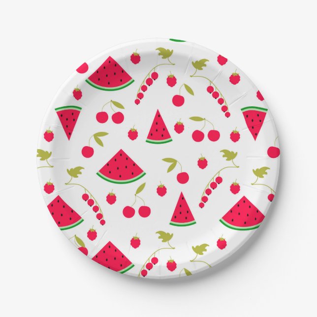 Watermelon Paper Plate (Front)