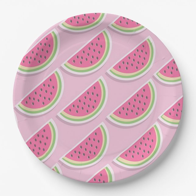 Watermelon Paper Plate (Front)