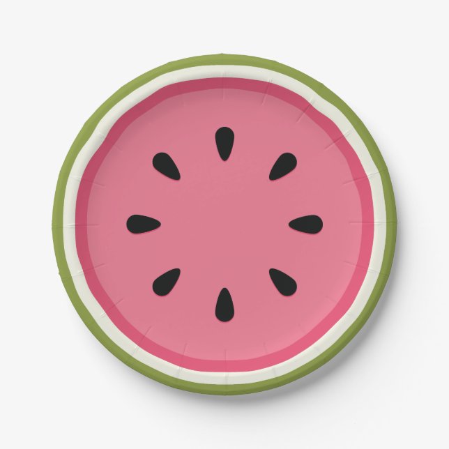 Watermelon Paper Plate (Front)