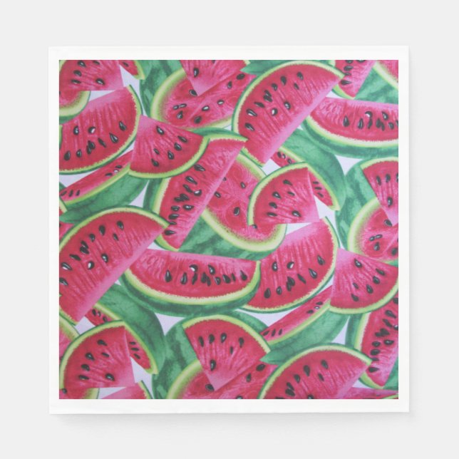 Watermelon party napkins (Front)