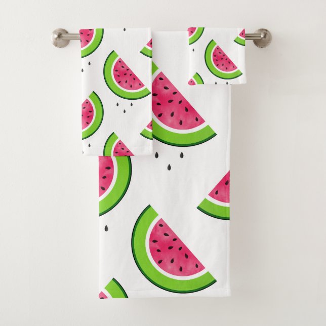 Watermelon Pattern 2 Bath Towel Set (Insitu)