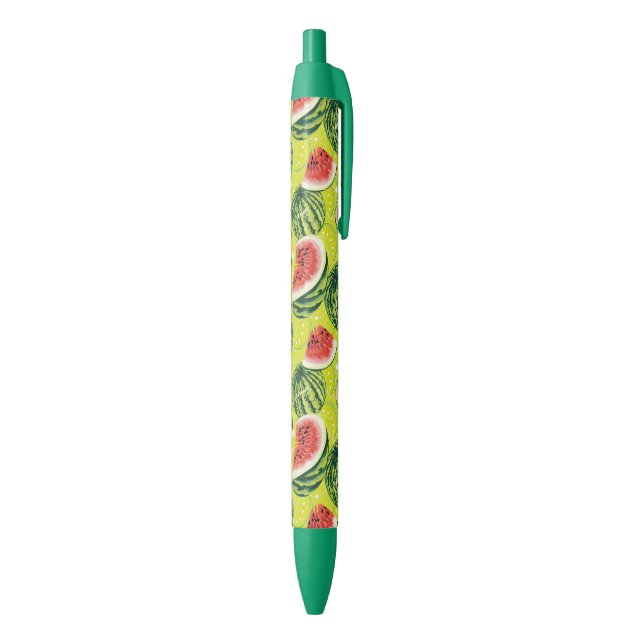 Watermelon Pattern 2 Black Ink Pen (Bottom (Vertical))