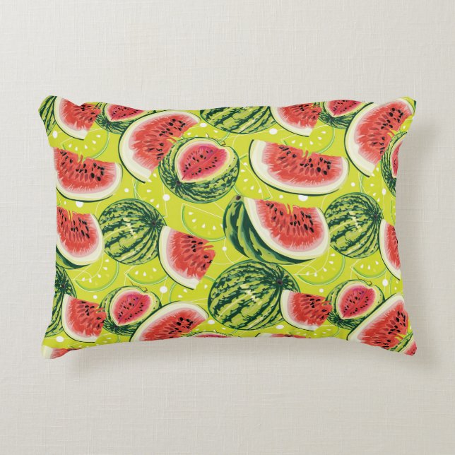 Watermelon Pattern 2 Decorative Cushion (Front)
