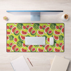 Watermelon Pattern 2 Desk Mat