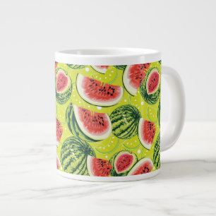 Watermelon Pattern 2 Large Coffee Mug