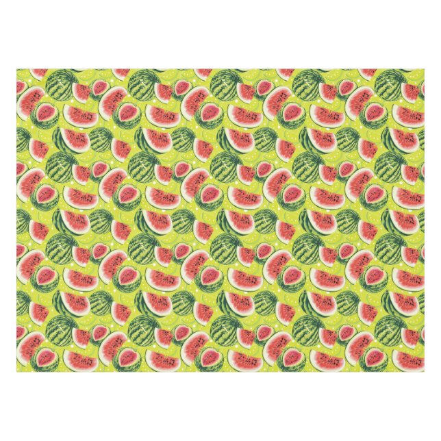 Watermelon Pattern 2 Tablecloth (Front (Horizontal))