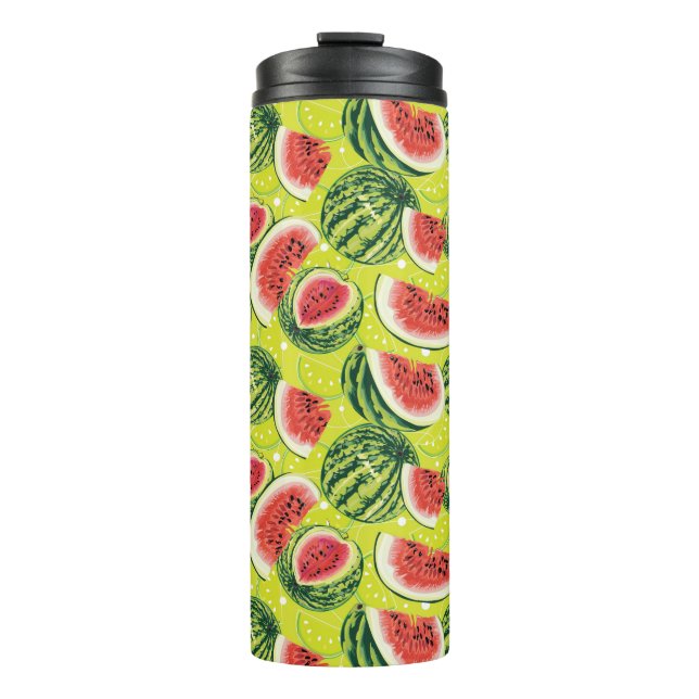 Watermelon Pattern 2 Thermal Tumbler (Front)