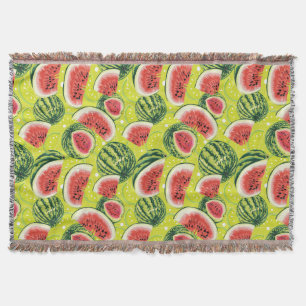 Watermelon Pattern 2 Throw Blanket