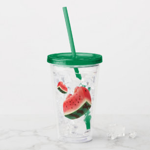 Watermelon Pattern Acrylic Tumbler
