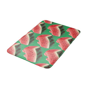 Watermelon Pattern Bath Mat