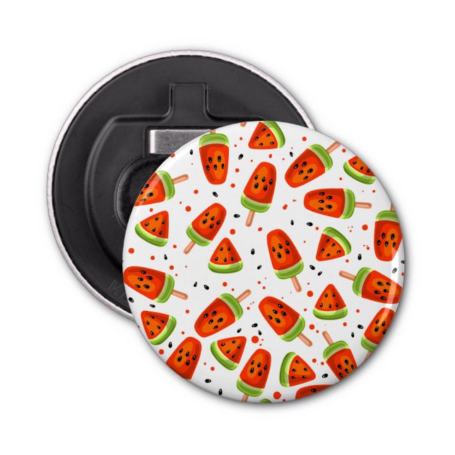 Watermelon pattern bottle opener (Front)