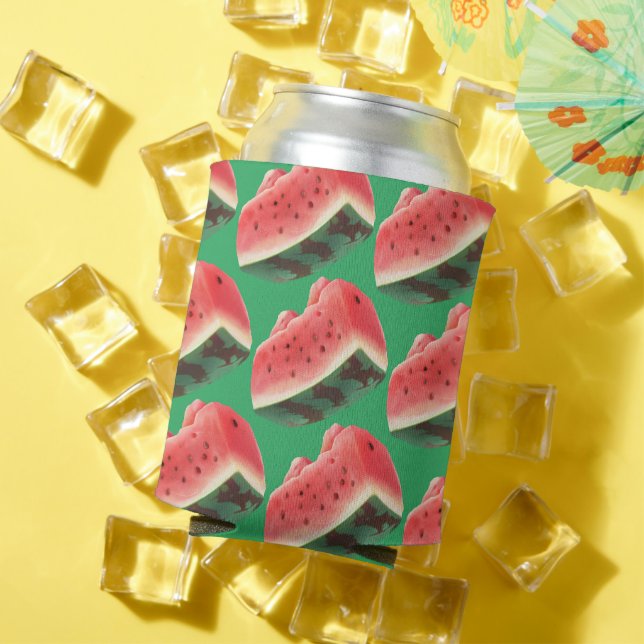 Watermelon Pattern Can Cooler (In Situ Summer)