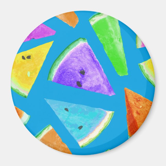 Watermelon Pattern Creation 10 Magnet (Front)