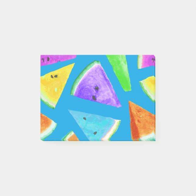 Watermelon Pattern Creation 10 Post-it Notes (Front)