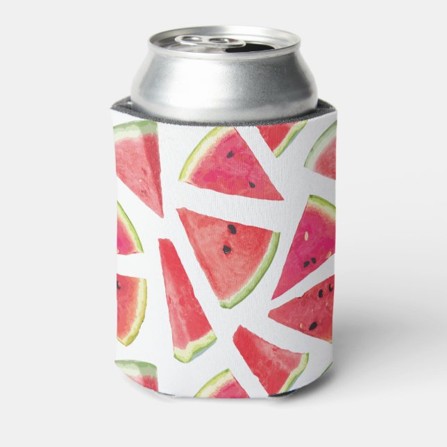 Watermelon Pattern Creation 2 Can Cooler (Can Back)