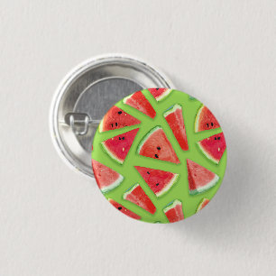 Watermelon Pattern Creation 3 3 Cm Round Badge