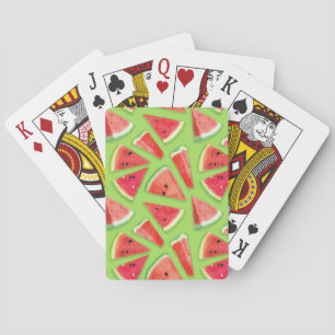 Watermelon Pattern Creation 3 Playing Cards