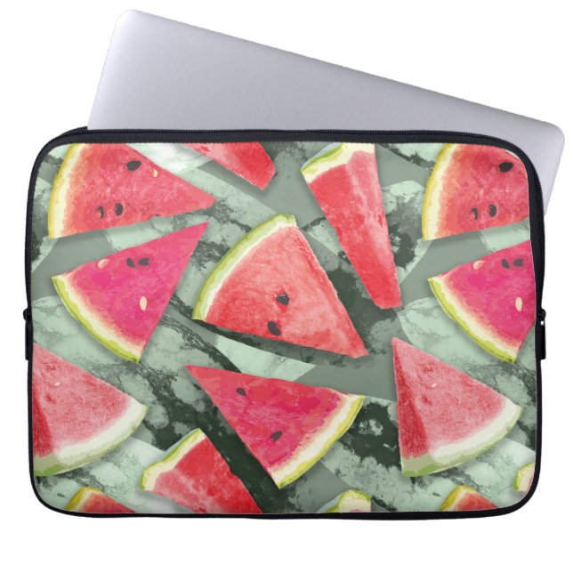Watermelon Pattern Creation 4 Laptop Sleeve (Front)