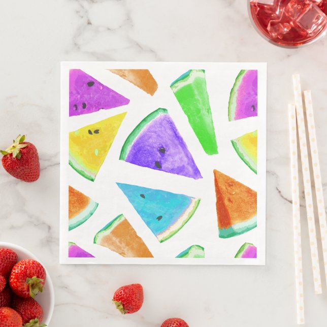 Watermelon Pattern Creation 6 Napkin (Insitu)
