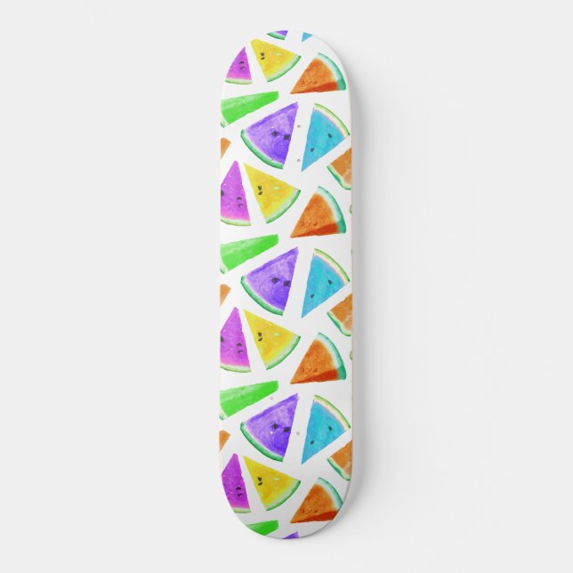 Watermelon Pattern Creation 6 Skateboard (Front)
