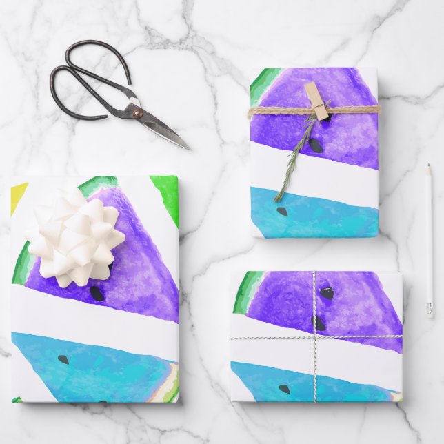 Watermelon Pattern Creation 6 Wrapping Paper Sheet (Front)