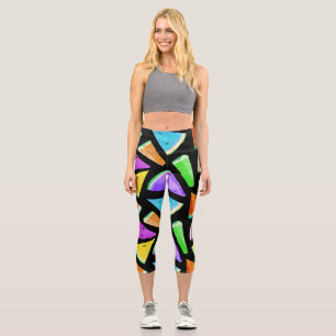 Watermelon Pattern Creation 7 Capri Leggings