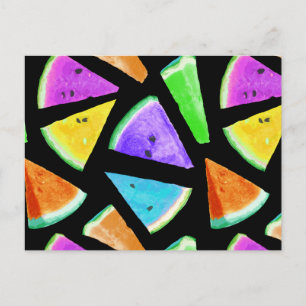 Watermelon Pattern Creation 7 Holiday Postcard