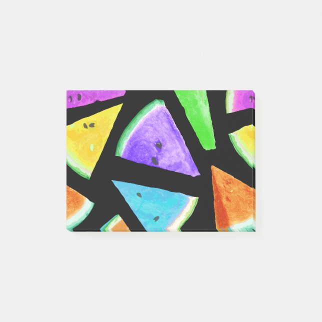 Watermelon Pattern Creation 7 Post-it Notes (Front)