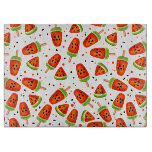 Watermelon pattern cutting board
