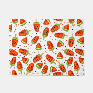Watermelon pattern doormat