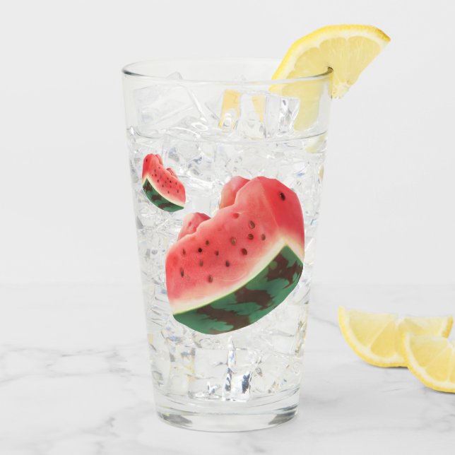 Watermelon Pattern Glass (Back Ice)