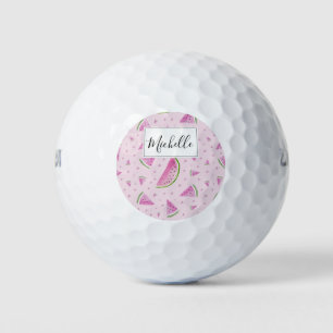 Watermelon Pattern Golf Balls