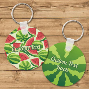 Watermelon Pattern Keychain