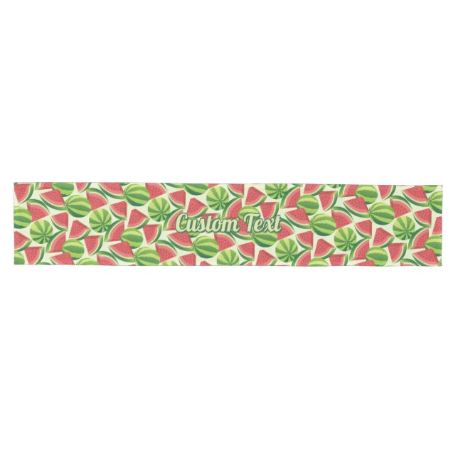 Watermelon Pattern Medium Table Runner (Horizontal)