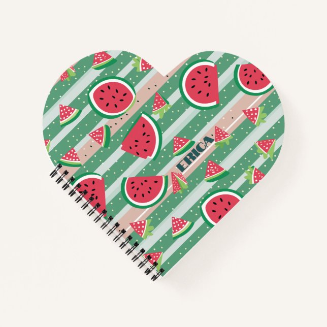 Watermelon Pattern Notebook (Front)