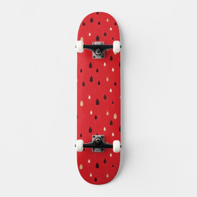 Watermelon Pattern Skateboard (Front)