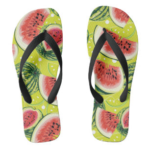 Watermelon Pattern Thongs