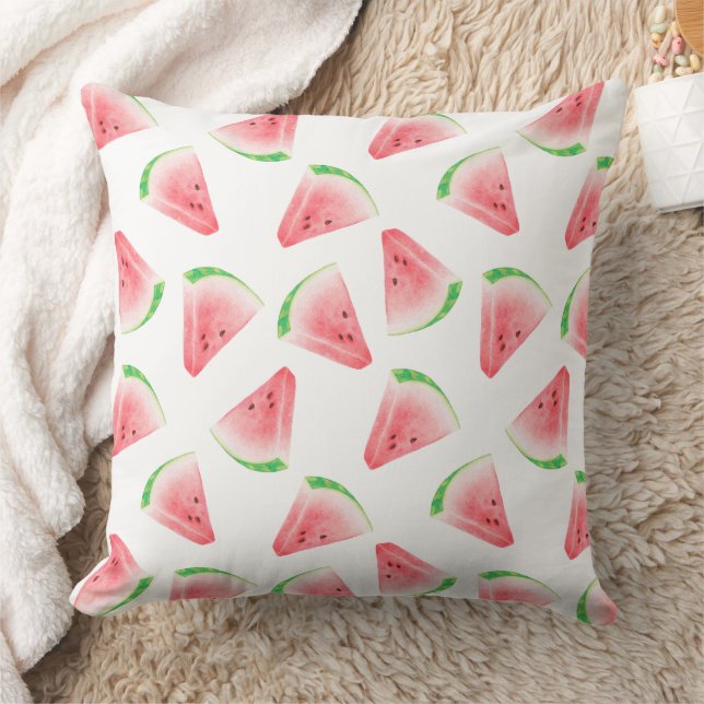 Watermelon Pattern Throw Pillow (Blanket)