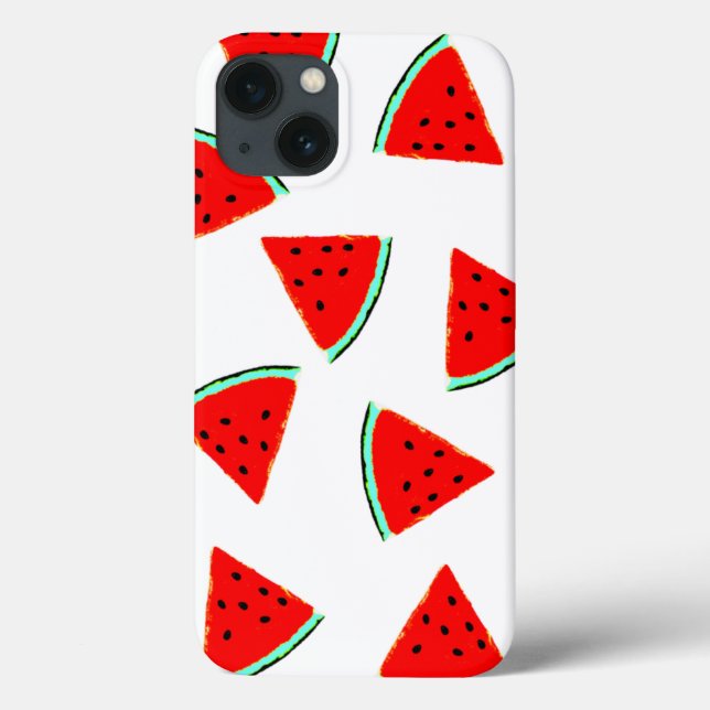 Watermelon Pattern Triangles Case-Mate iPhone Case (Back)