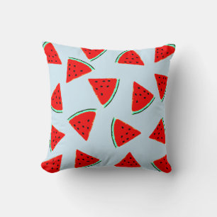 Watermelon Pattern Triangles Cushion