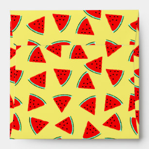 Watermelon Pattern Triangles Envelope