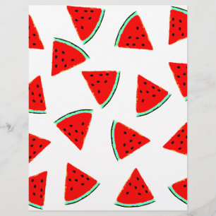 Watermelon Pattern Triangles Flyer