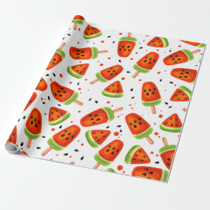 Watermelon pattern wrapping paper