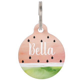Watermelon Pet ID Tag