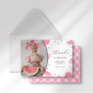 Watermelon Photo Thank You Card