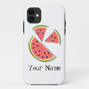 Watermelon Pieces 'Name' iPhone case