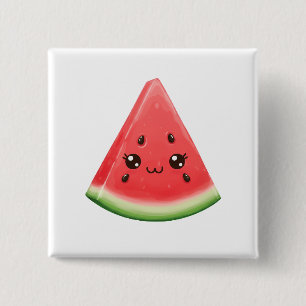 Watermelon Pinback Button Fun Summer Fruit Gift