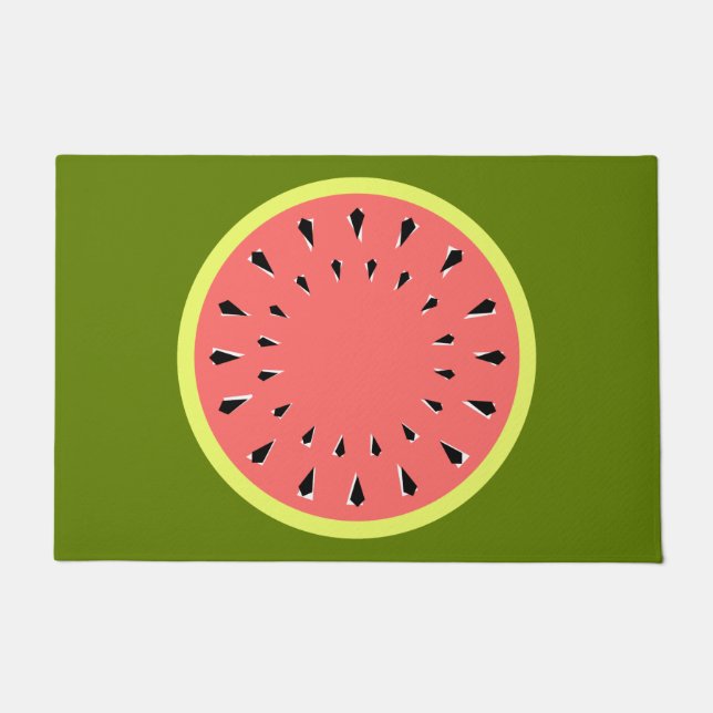 Watermelon Pink Doormat (Front)