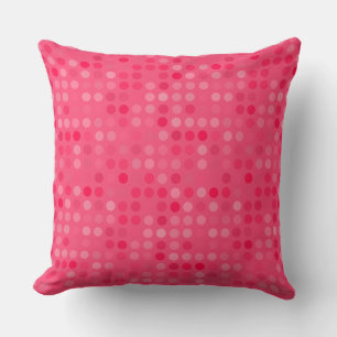 watermelon pink dots cushion