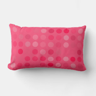 watermelon pink dots lumbar cushion